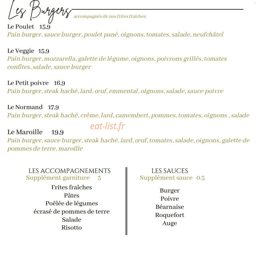 Le Patio — carte page 2