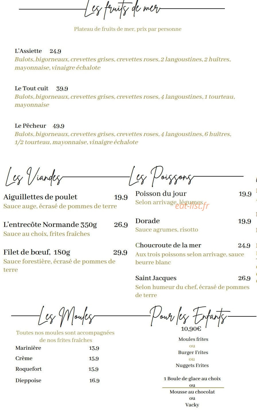Le Patio — carte page 3