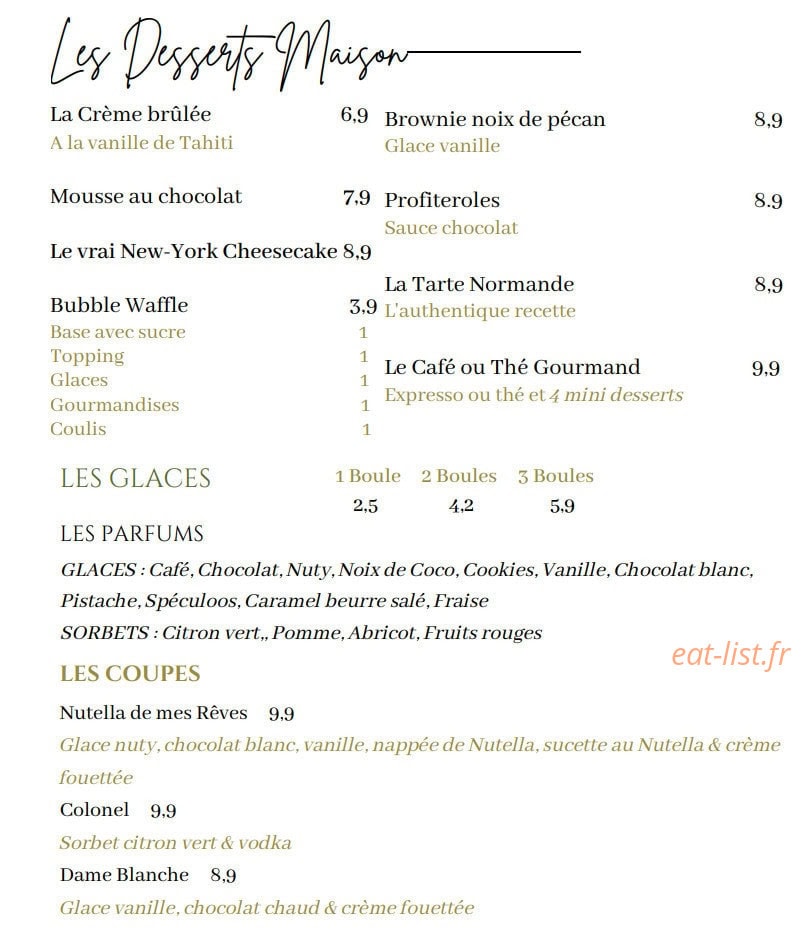 Le Patio — carte page 5