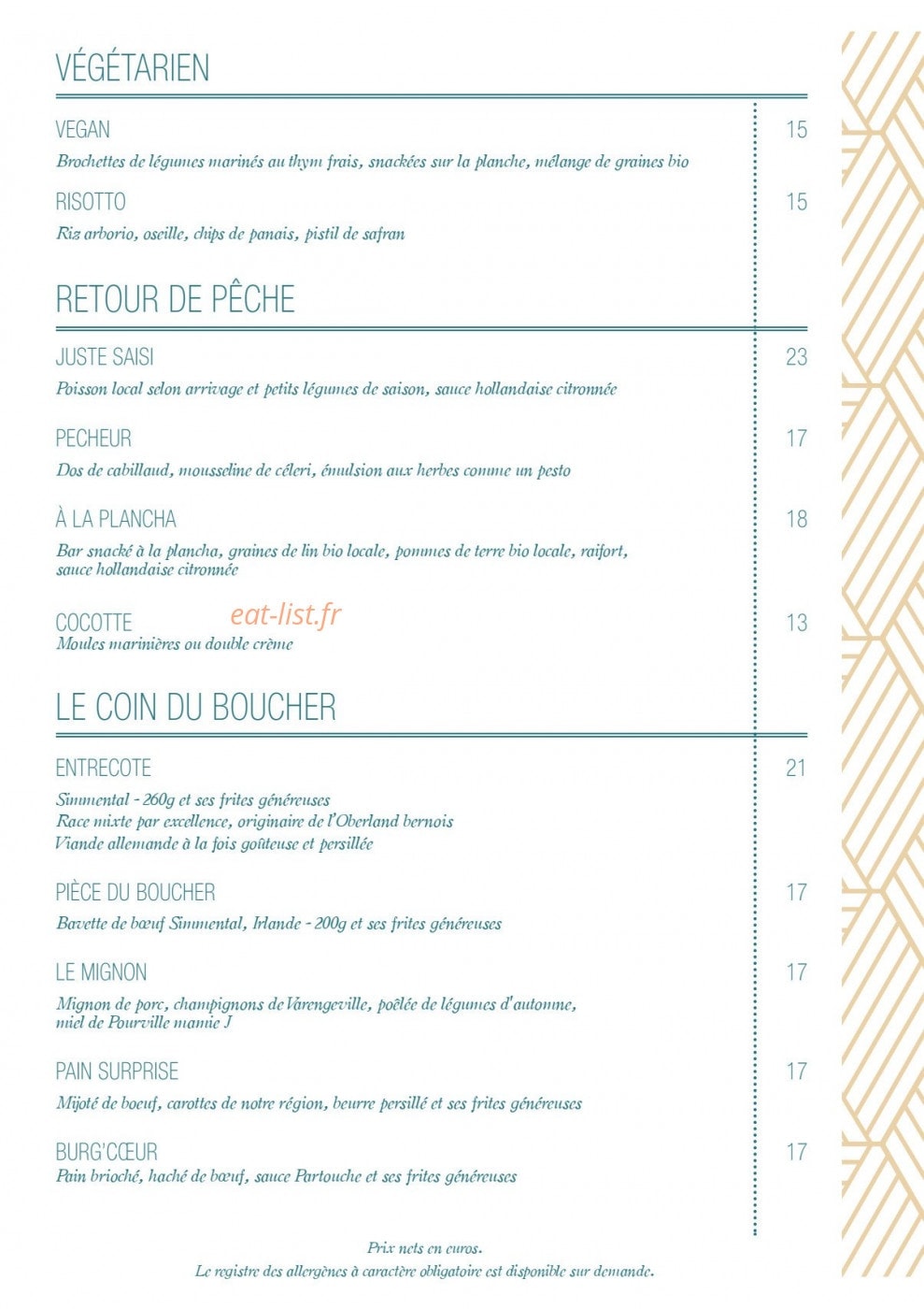 Le Trèfle — carte page 5