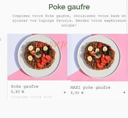 Poke par passion — carte page 4