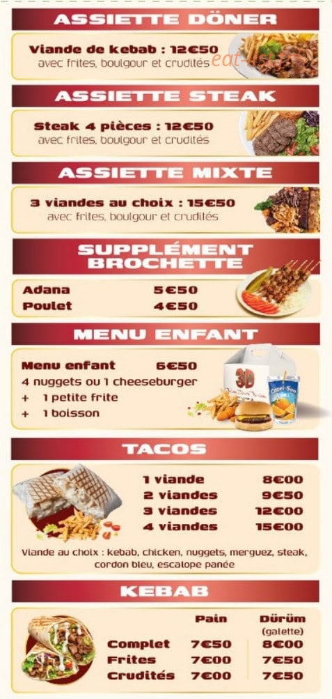 3D Deluxe Doner Durum — carte page 2