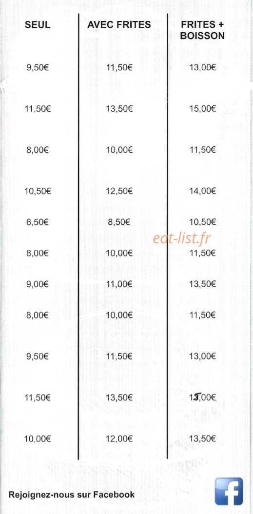 Croque Gourmand — carte page 5