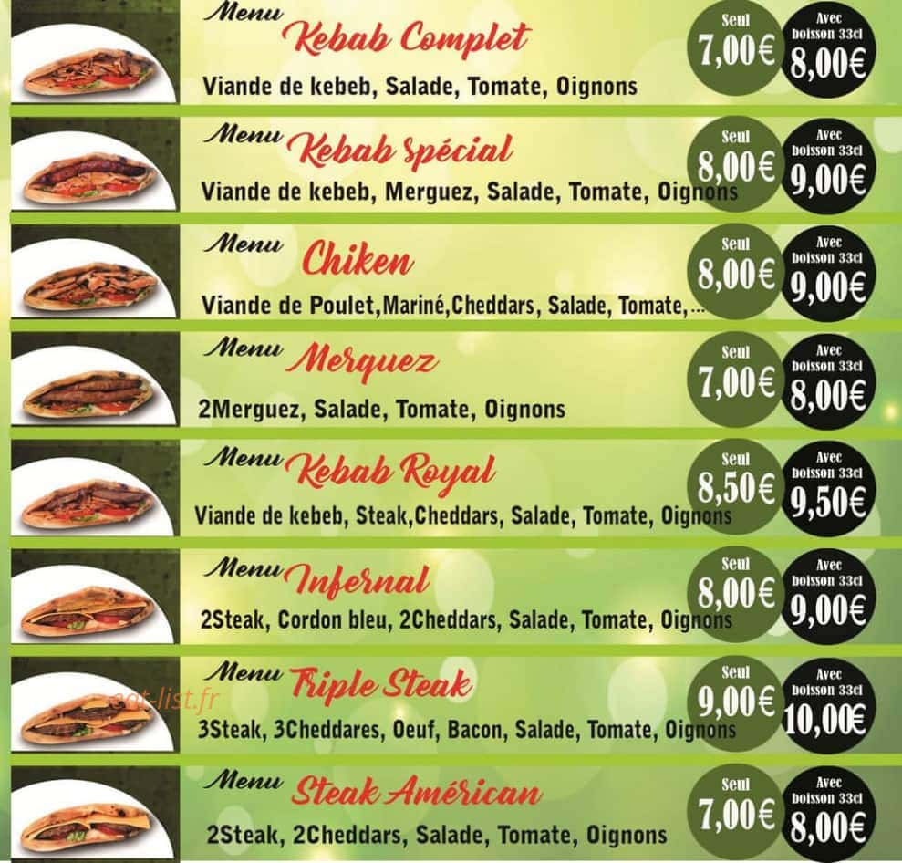 Le Regal — carte page 2