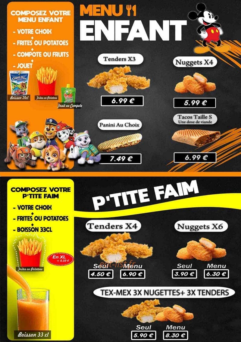 Tacos'n Shake — carte page 7