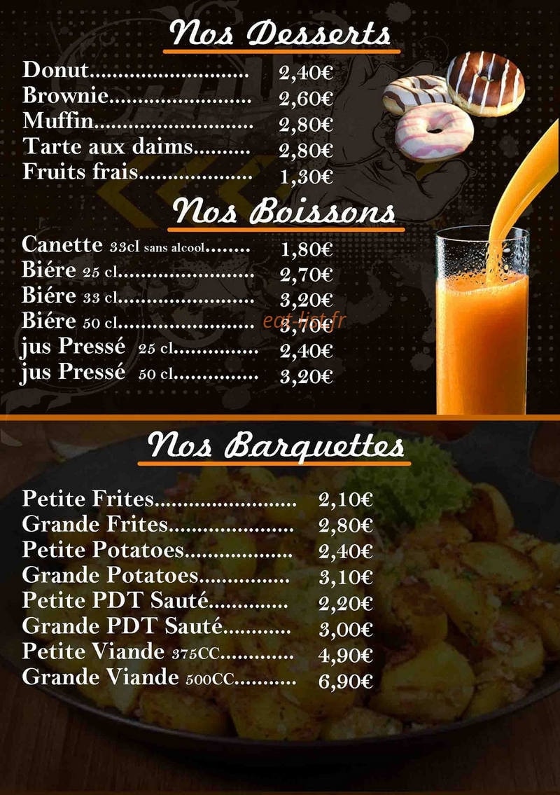 Tacos'n Shake — carte page 5