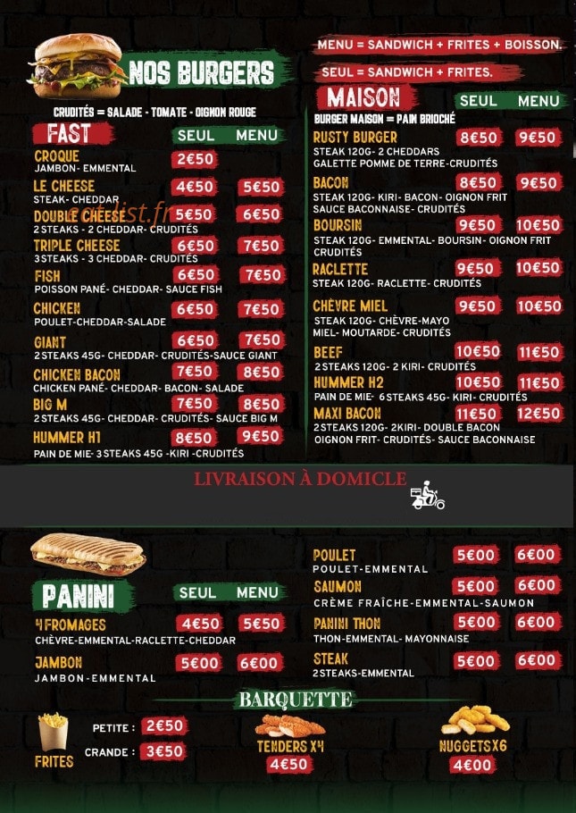 Crep’s & Co — carte page 2