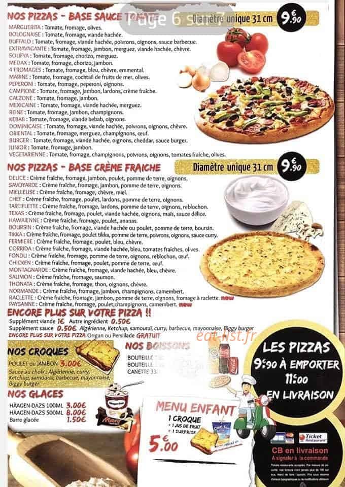 Pizza World — carte page 2