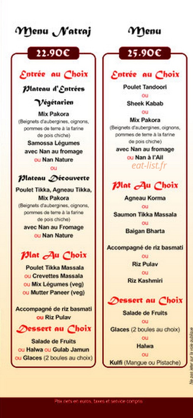 Natraj — carte page 6