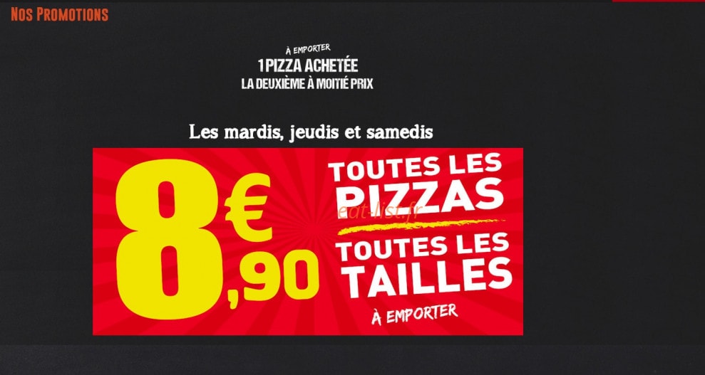 La Pizzeta — carte page 9