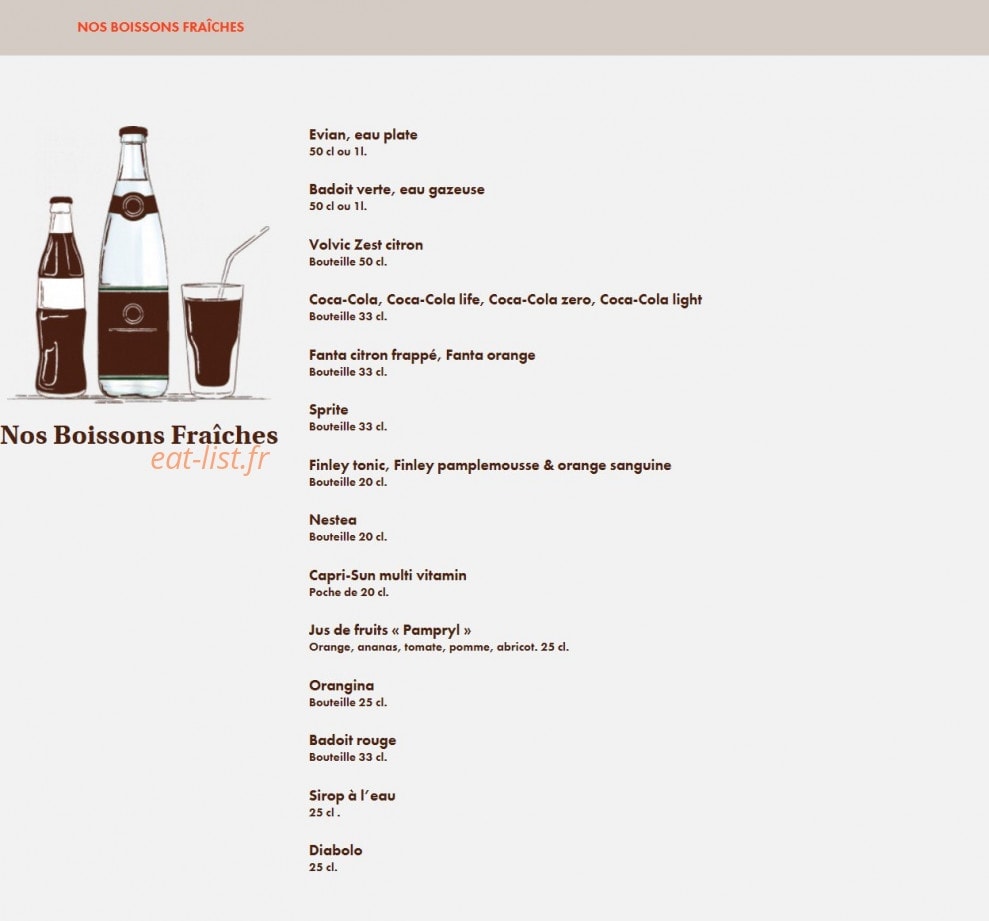 Le Comptoir du Malt — carte page 14