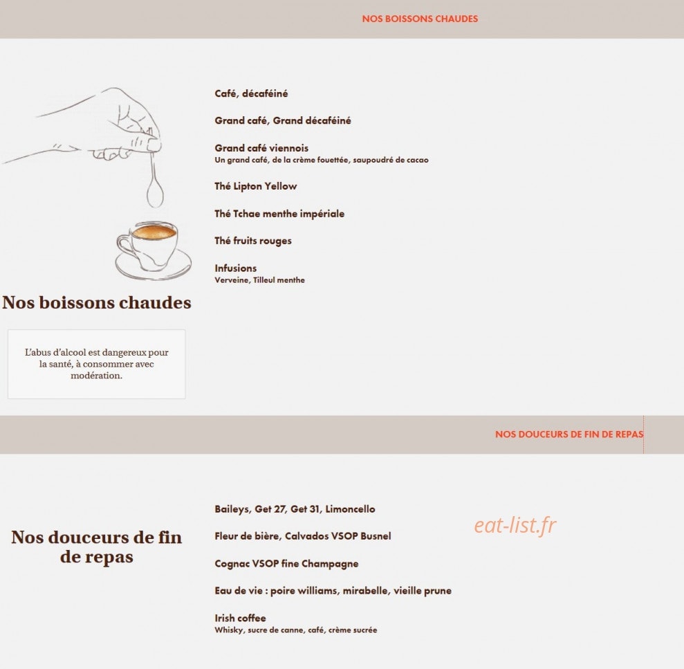 Le Comptoir du Malt — carte page 16