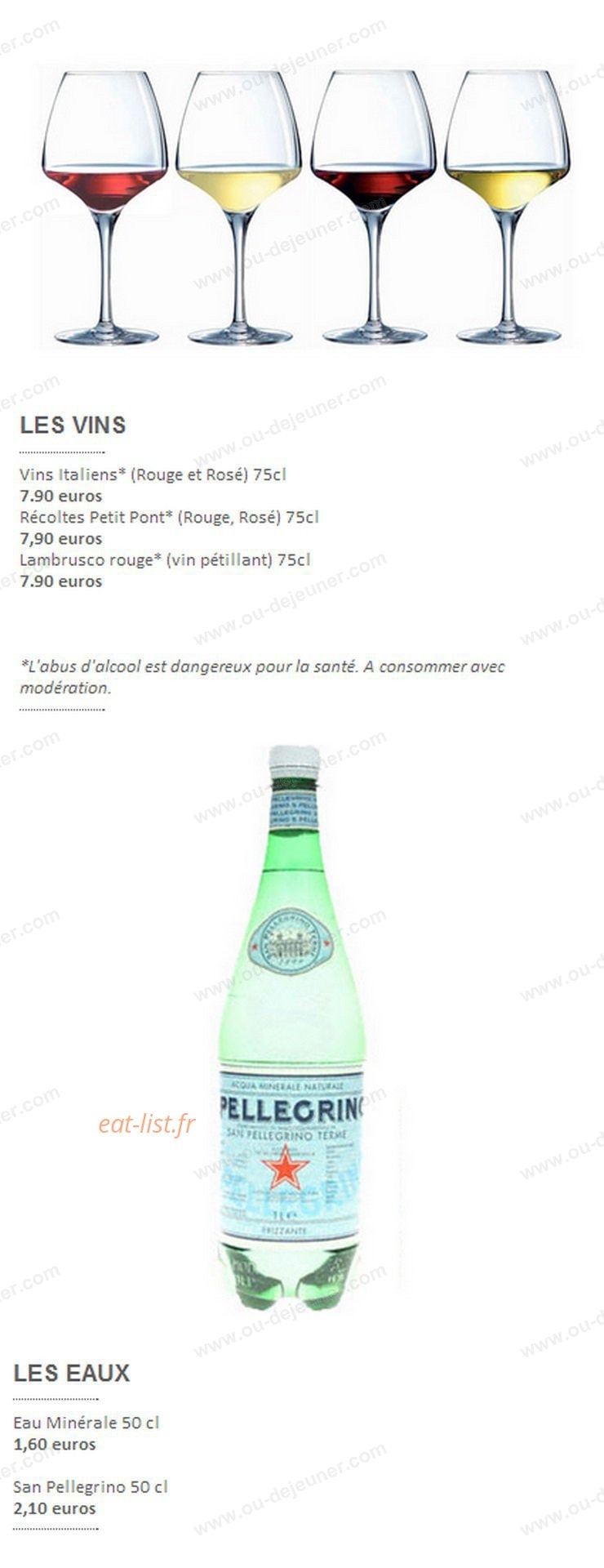 Dominute Pizza — carte page 4