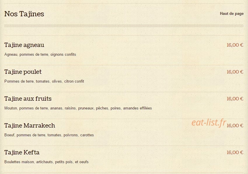 Le Ryad — carte page 6