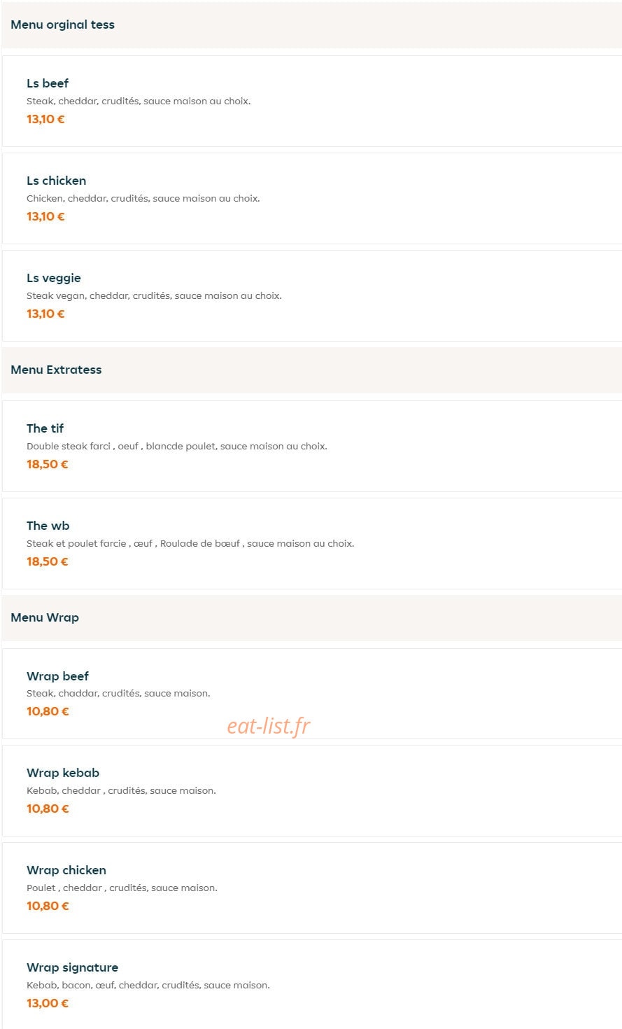 Latess — carte page 2