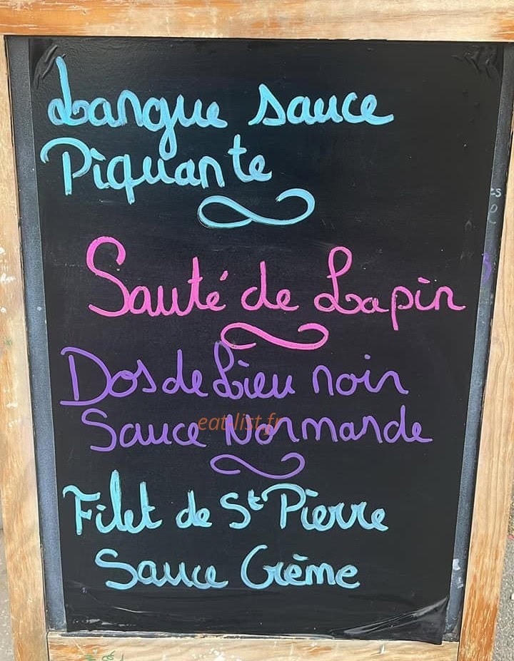 Brasserie Picardie — carte page 1