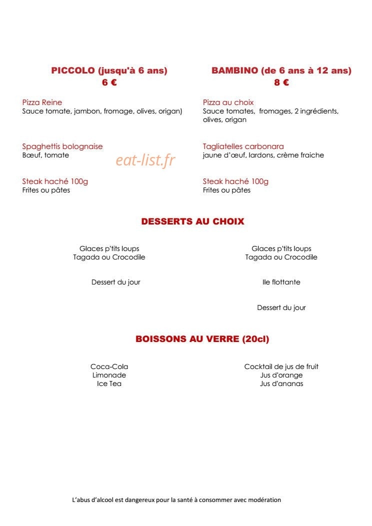 La Farfalla — carte page 12