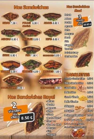 Le Divan — carte page 2