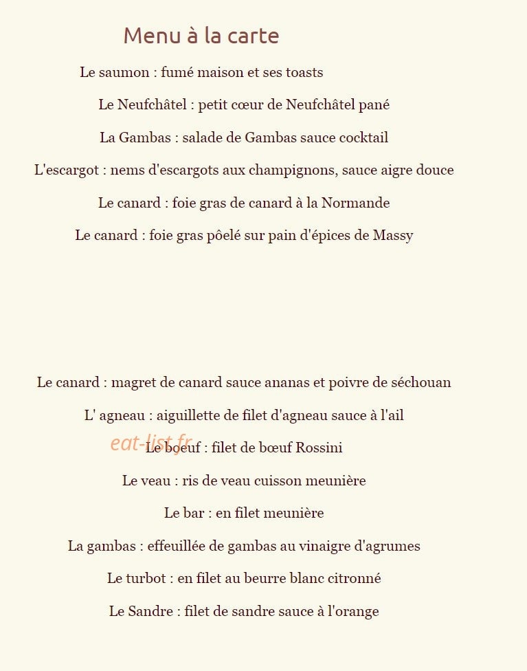 Les Airelles — carte page 4