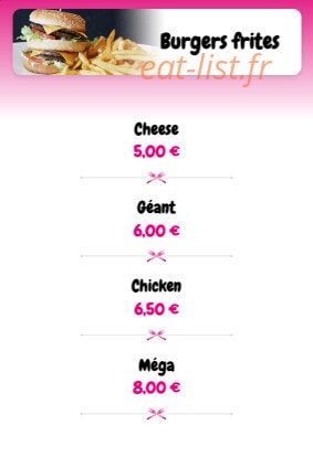 La P'tite Fourchette — carte page 10