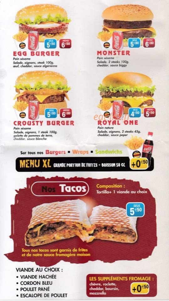 Best Burger — carte page 2