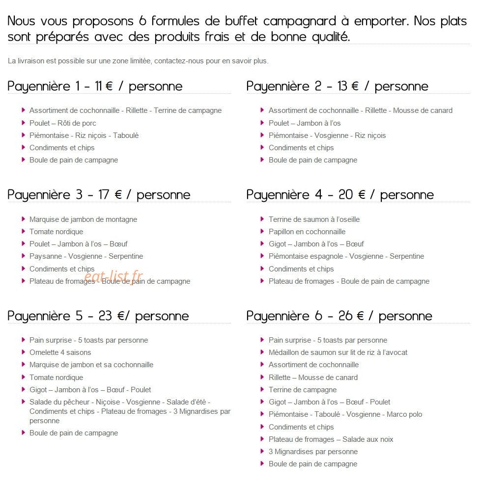 La Payennière — carte page 1