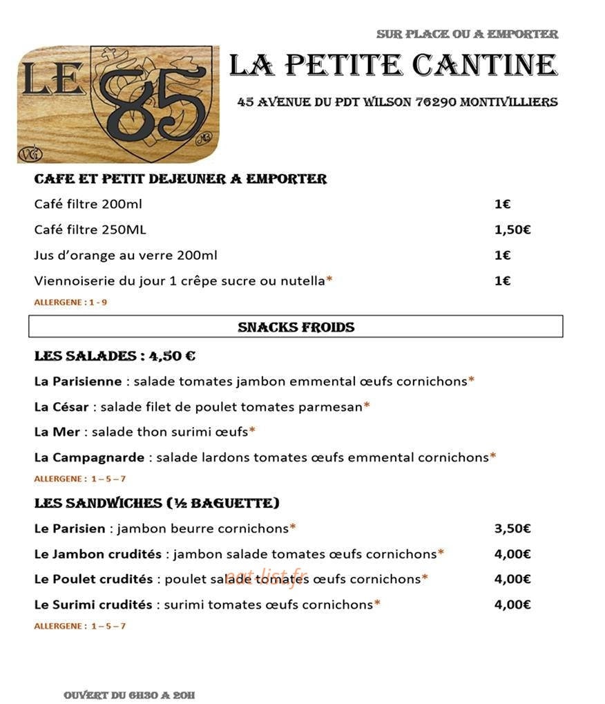 Le 85 — carte page 2