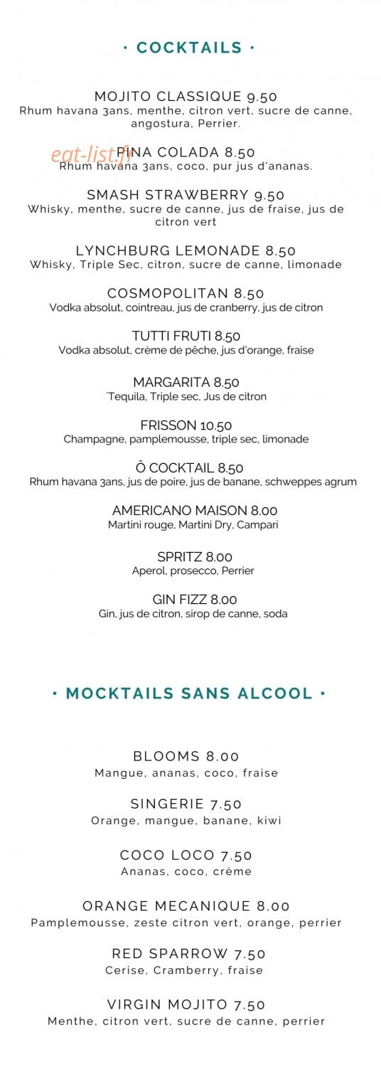 Ô festin — carte page 3