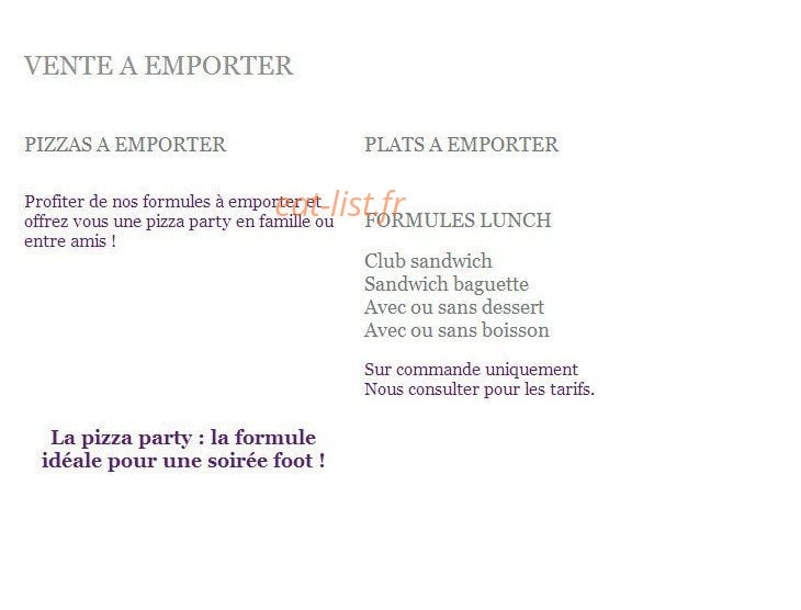 Café de la Place — carte page 7