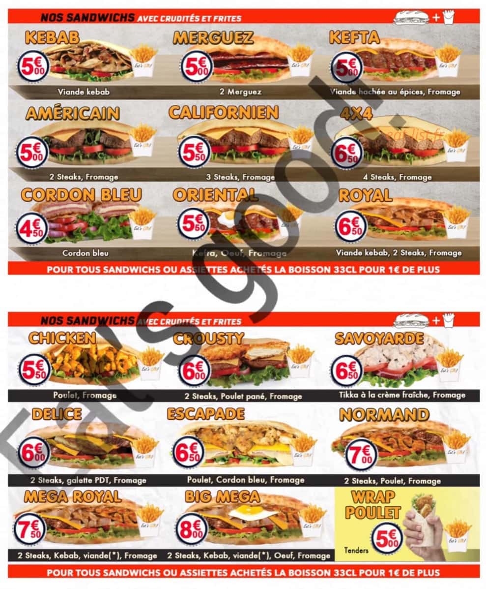 Eat's good — carte page 3