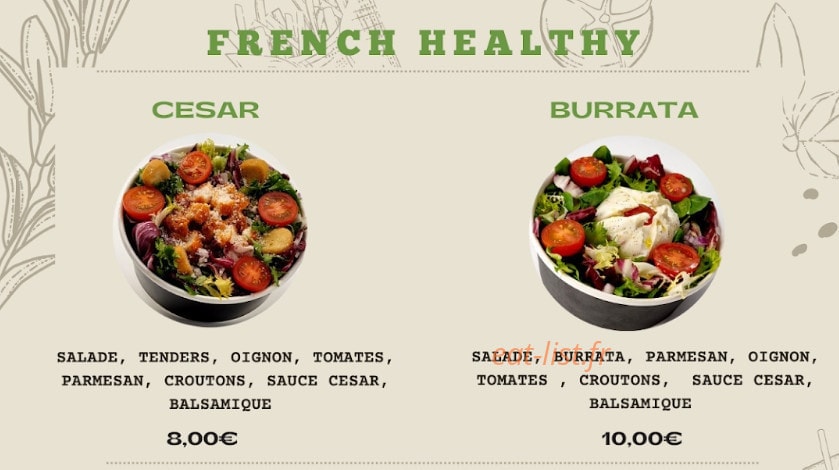French et Fried — carte page 6