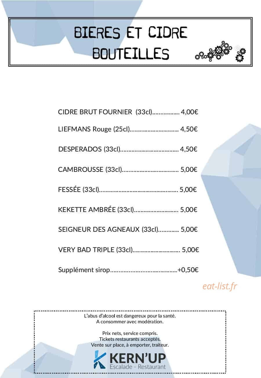Kern’Up — carte page 10