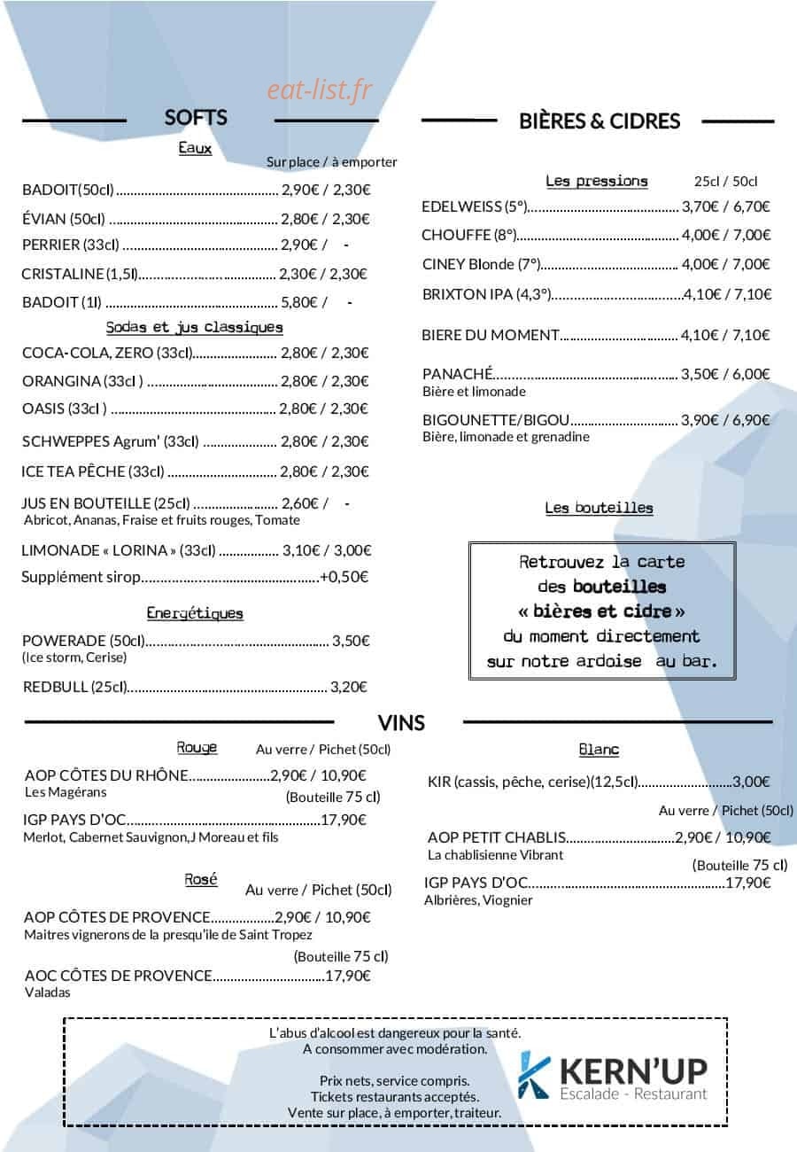 Kern’Up — carte page 8