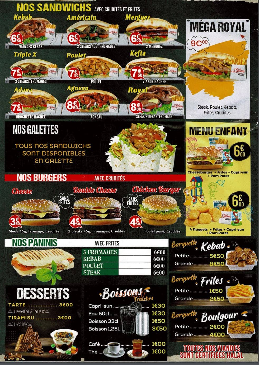 Les delices d'Halfeti — carte page 3