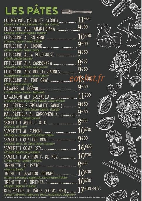 Lp Pizza — carte page 2
