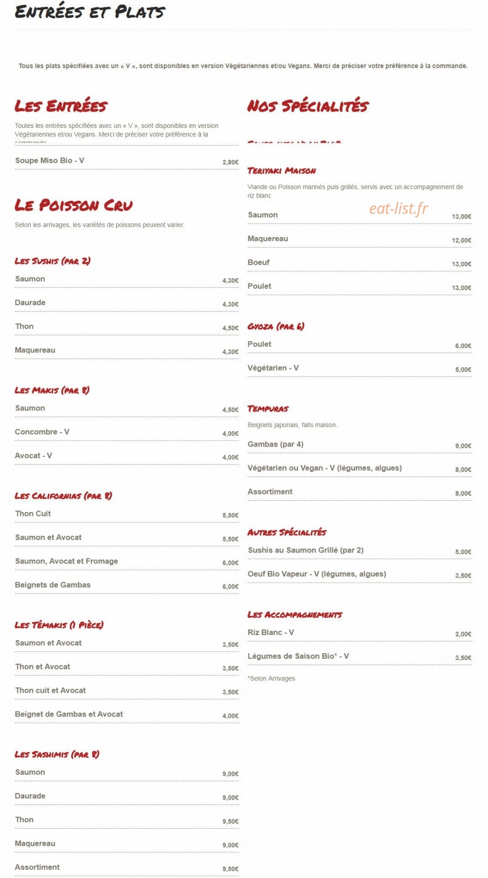 Maneki neko — carte page 1