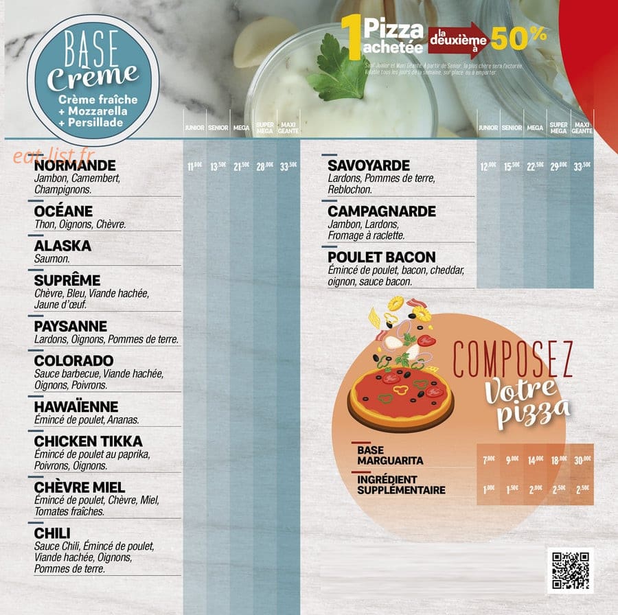 Papa pizz — carte page 2