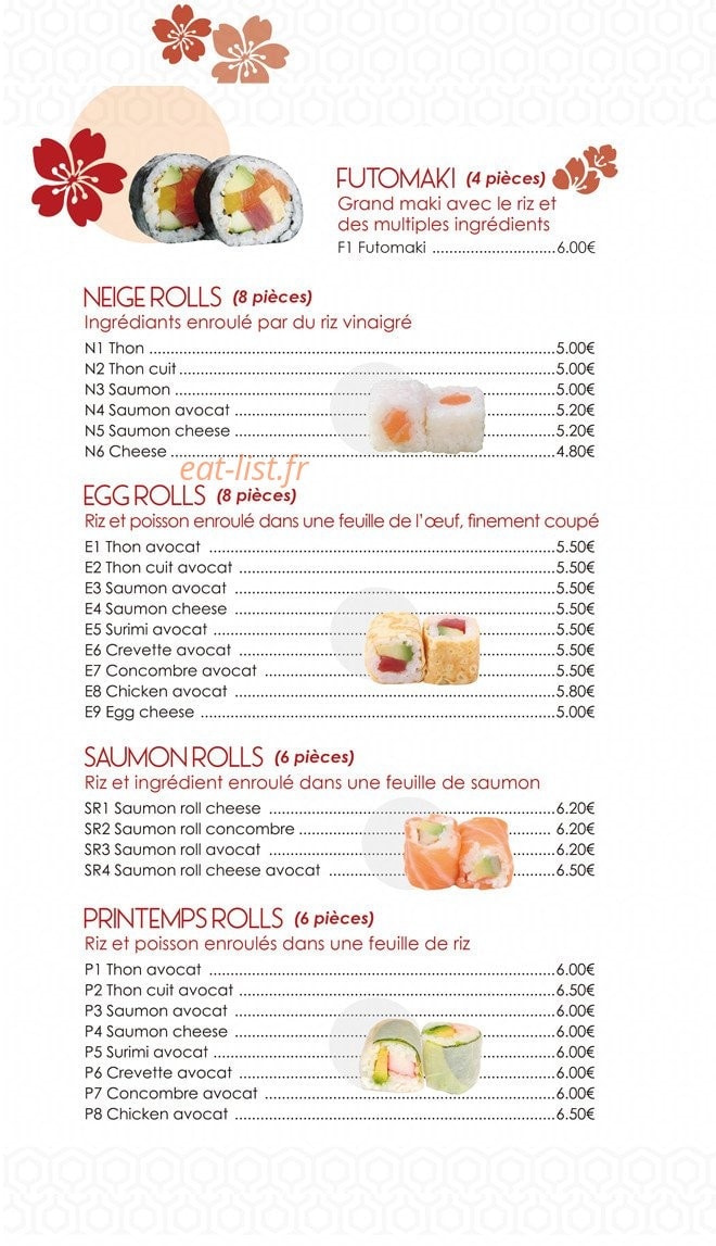 Wasabi — carte page 3