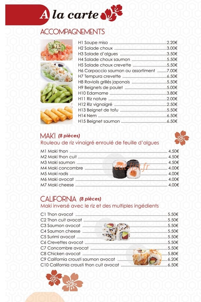 Wasabi — carte page 2