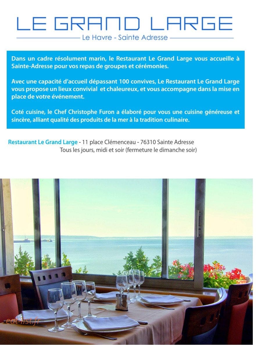 Le grand large — carte page 1