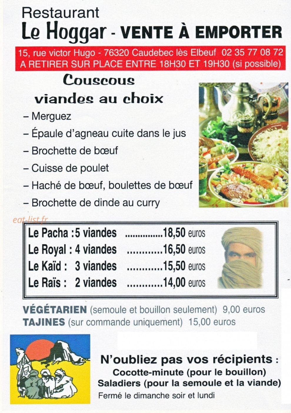Le Hoggar — carte page 5