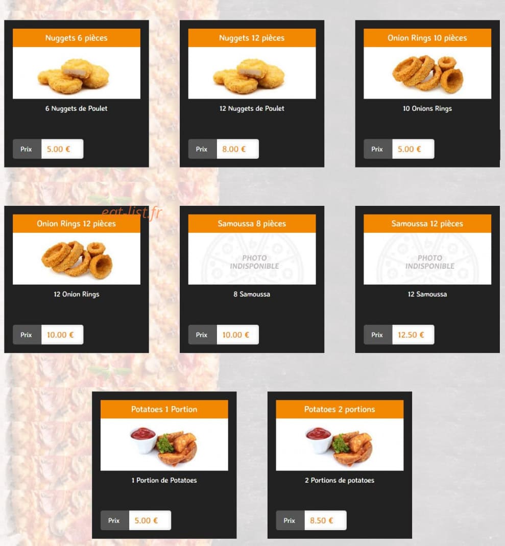 New Pizza — carte page 9