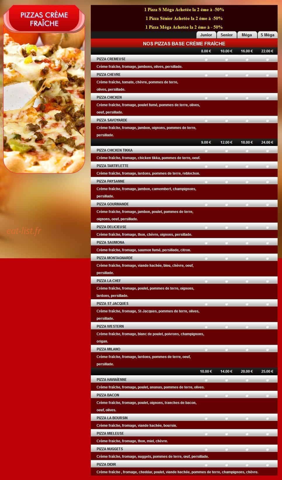 Pizza Elbeuf — carte page 3