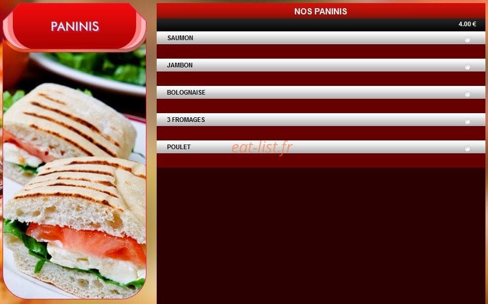 Pizza Elbeuf — carte page 4