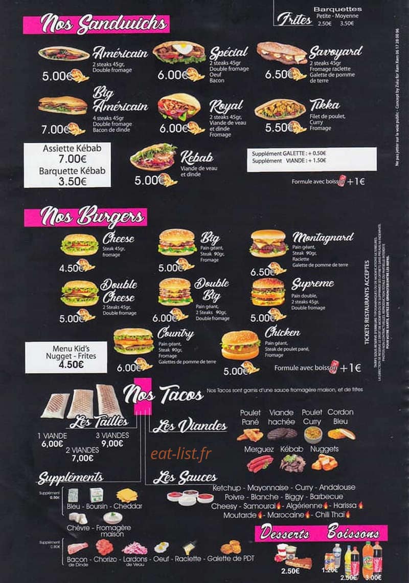 So Food Saint Pierre lès Elbeuf — carte page 2
