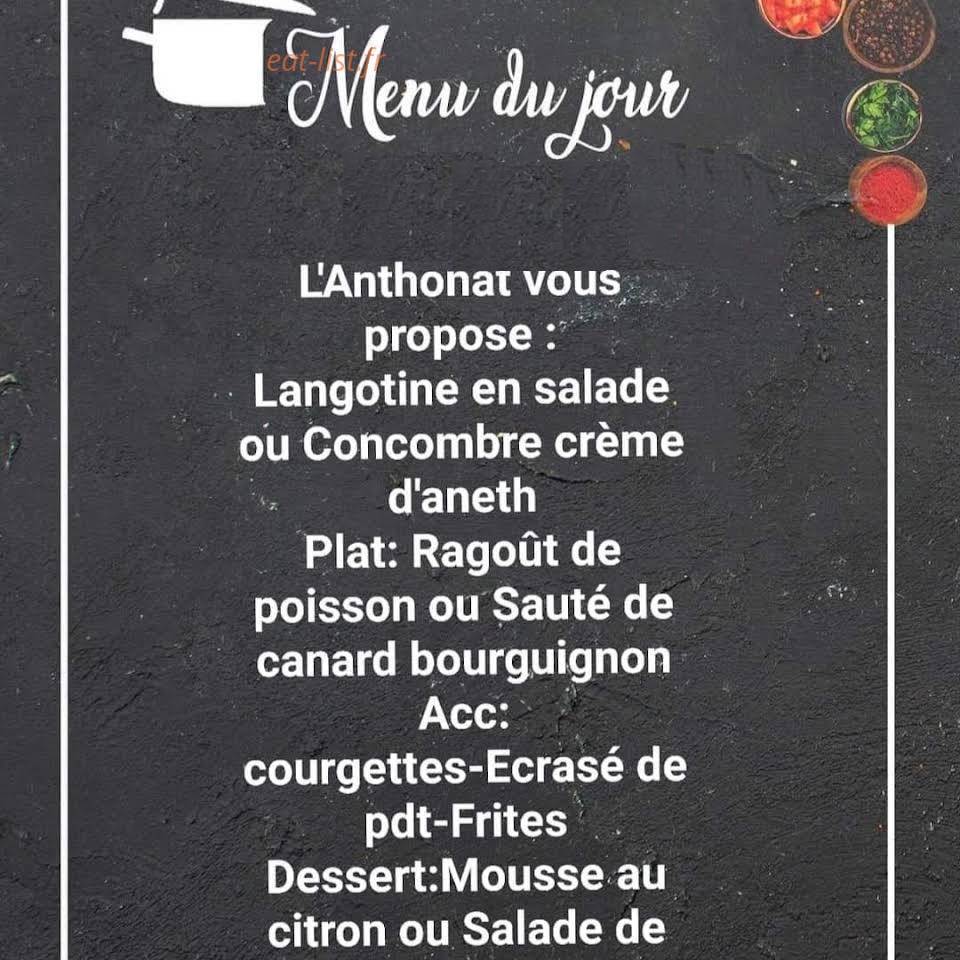 L'Anthonat — carte page 1