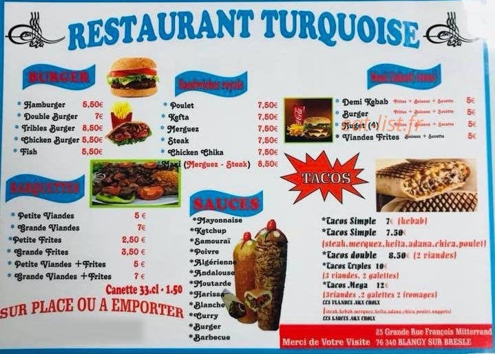 Turquoise — carte page 1