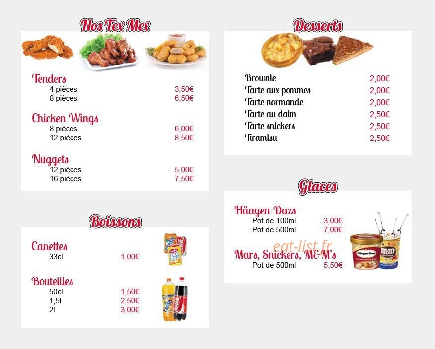 Crock Pizza — carte page 3