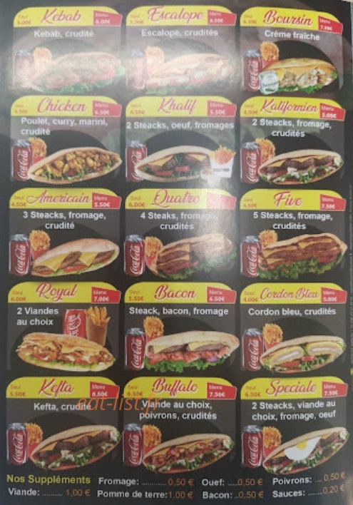 Epi Delices — carte page 2