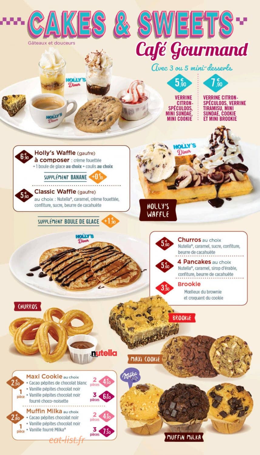Holly's Diner — carte page 11